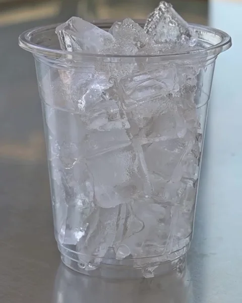 Glass and ice detail
